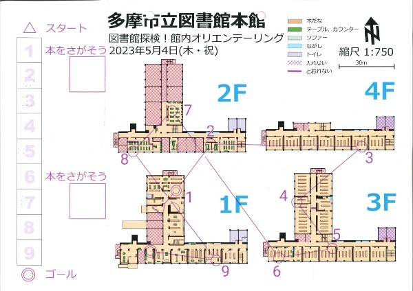 オリエンテーリング地図