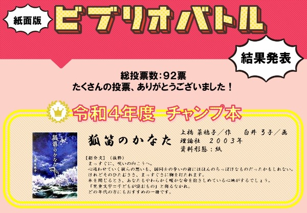 令和４年度チャンプ本